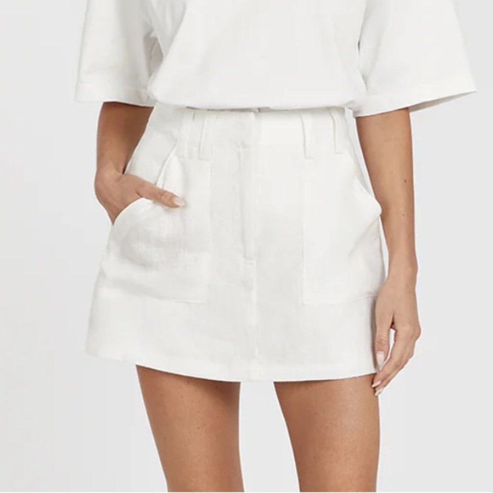 NWT Dissh linen skort